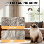 4 in 1 Cat Steam Brush, Usb-Powered Pet for Dogs & Cats | Instant Fog Deshedding Tool, Reduces Shedding & Flyaway Hair | Gentle Grooming Brush for Dog & Cat Hair Loss Control (Beige)