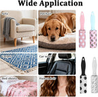 24 Pcs Lint Roller for Pet Hair Extra Sticky and Clothes,Mini Travel Lint Rollers Disposable Sheets Remove Dog/Cat Hair for Home Car Travel Use