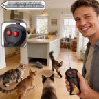 Remote Control Mouse Cat Toy, Realistic RC Interactive Pet Toy with Wireless Controller, Forward and Backward Movement, Gray Plush Electronic Mouse for Cats and Dogs, Funny Pet Teaser for Indoor Cats