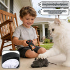 Remote Control Mouse Cat Toy, Realistic RC Interactive Pet Toy with Wireless Controller, Forward and Backward Movement, Gray Plush Electronic Mouse for Cats and Dogs, Funny Pet Teaser for Indoor Cats