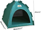 Cat Tent, Kitten Tent Cave Nest Bed, Portable Pet Cats Tents House for Little Dog, Folding House with Soft Mat for Small Animals All Seasons Indoor and Outdoor (14.2 X 14.2 X 11 INCH)