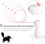 Cat Laser Toy, Pet Laser for Cats USB Charging or AA Battery Operated, Interactive Cat Chase Toy with 5 Rotating Modes - Auto Shut off and Silent - Kitten/Cat Owner'S Gift Idea