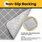 Cat Litter Mat, 24" X 17" Premium Durable PVC, Non-Slip, Less Waste, Urine Waterproof