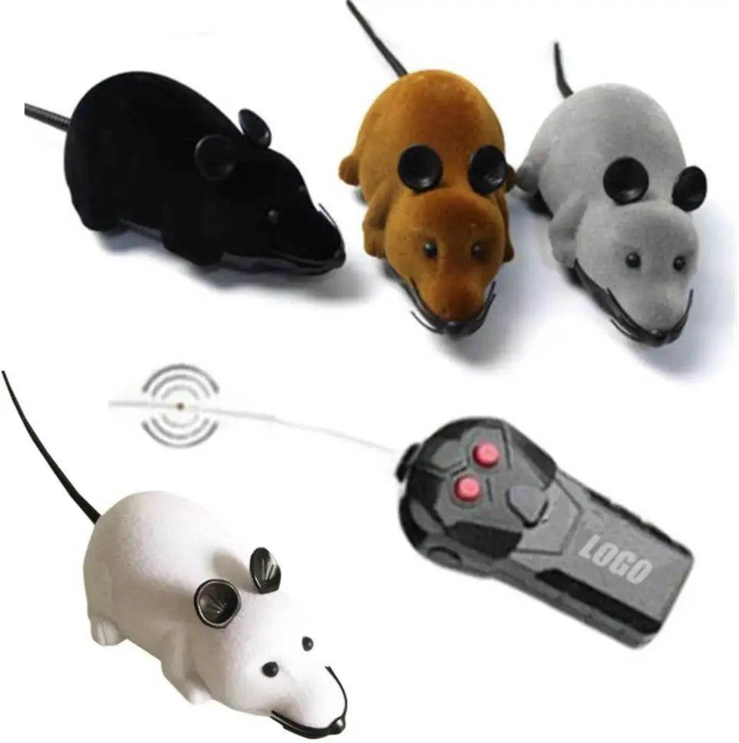 Interactive Remote Control Mouse Toy for Pets