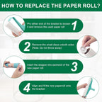 Large Lint Rollers for Pet Hair Extra Sticky, 11.8" Wide Giant Lint Roller with 53" Long Handle, Big Pet Hair Sticky Remover for Floor Carpets Couch Clothes (270 Sheets)