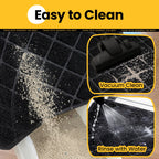 Cat Litter Mat, 35" X 23" Premium Durable PVC, Non-Slip, Less Waste, Urine Waterproof