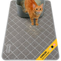 Cat Litter Mat, 24" X 17" Premium Durable PVC, Non-Slip, Less Waste, Urine Waterproof