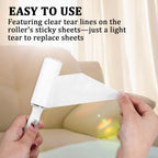 24 Pcs Lint Roller for Pet Hair Extra Sticky and Clothes,Mini Travel Lint Rollers Disposable Sheets Remove Dog/Cat Hair for Home Car Travel Use