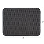 Cat Litter Trapping Mat, Waterproof Honeycomb Sifting Extra Easy Clean
