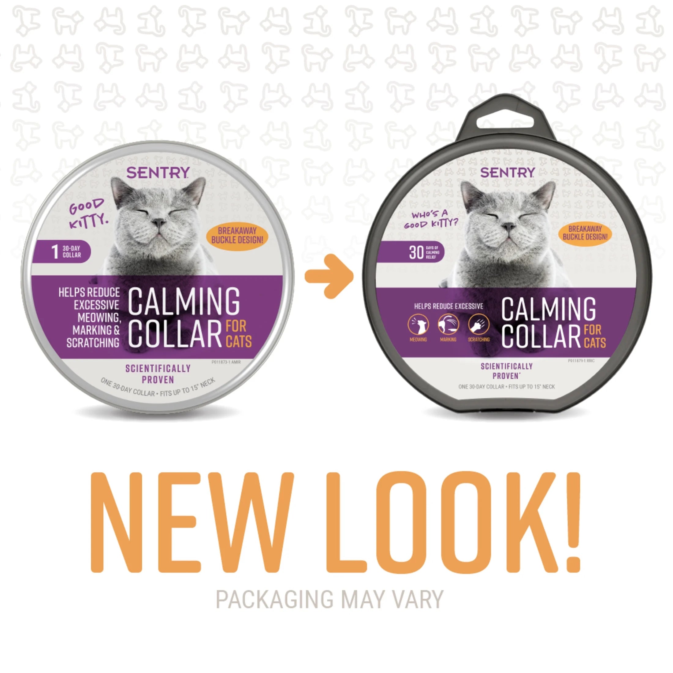 Calming Collar for Cats and Kittens, One 30-Day Release Collar