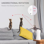 Cat Laser Toy, Pet Laser for Cats USB Charging or AA Battery Operated, Interactive Cat Chase Toy with 5 Rotating Modes - Auto Shut off and Silent - Kitten/Cat Owner'S Gift Idea