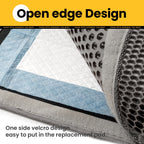 Cat Litter Mat - 34"X26" Honeycomb Double Layer, Urine Waterproof, and Easy to Clean