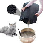 Cat Litter Trapping Mat, Waterproof Honeycomb Sifting Extra Easy Clean